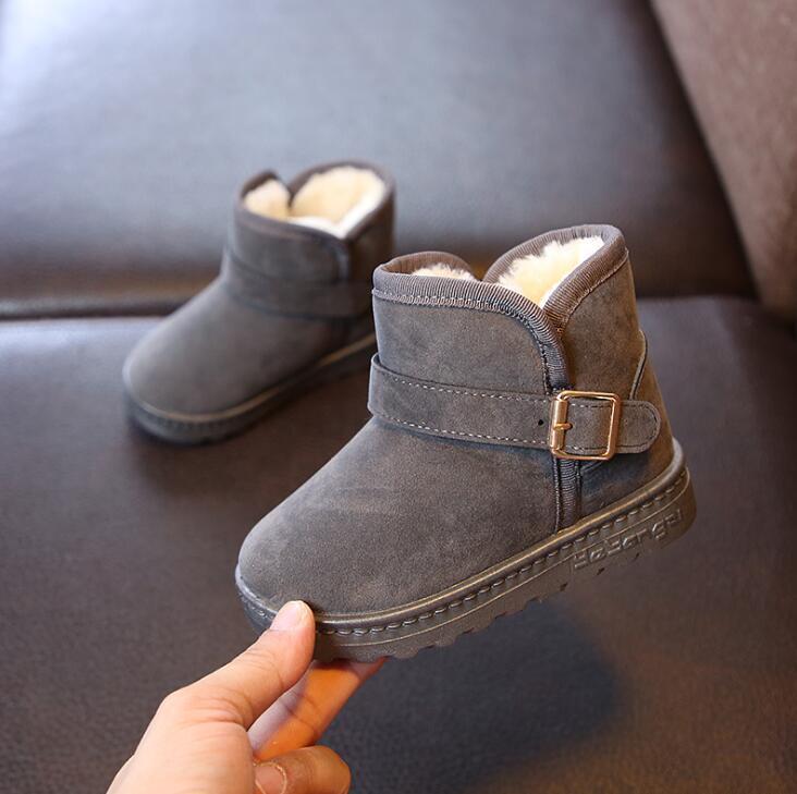 Kids’ Warm Snow Boots – Waterproof Non-Slip Winter Boots for Boys & Girls