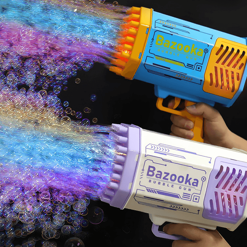 Little Gigglers World Bazooka Bubble Automatic Rocket Gun