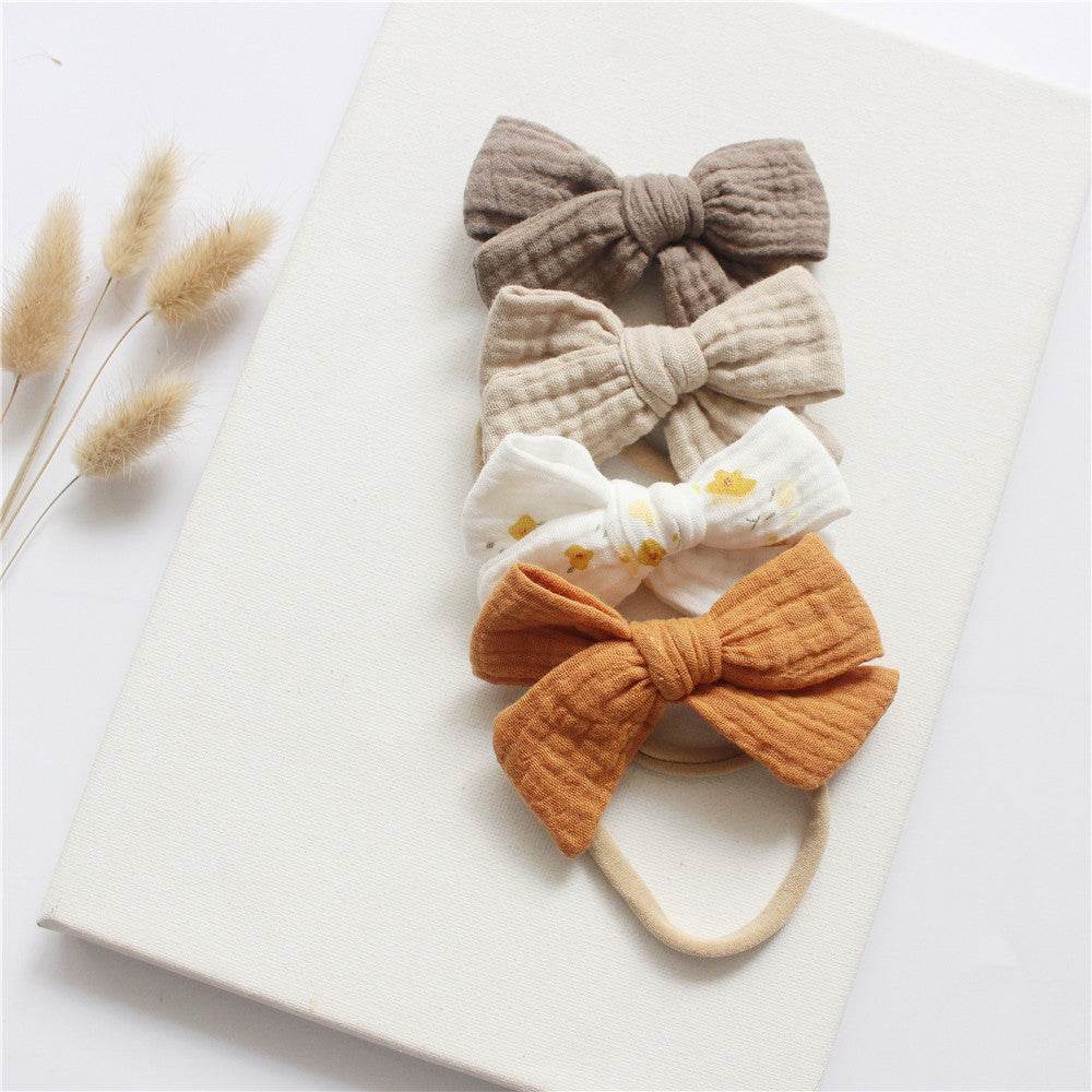 Little Gigglers World Cotton Gauze Butterfly Headband Set 152ce3-2.myshopify.com