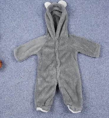 Little Gigglers World Cute Baby Winter Fleece Romper 152ce3-2.myshopify.com