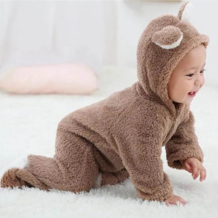 Little Gigglers World Cute Baby Winter Fleece Romper 152ce3-2.myshopify.com