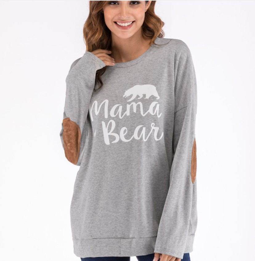 Little Gigglers World Maternity Graphic Mama Bear Tops 152ce3-2.myshopify.com