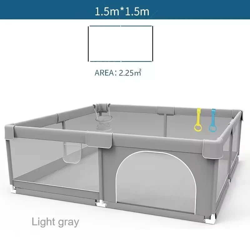 Little Gigglers World Baby PlayPen Wonderland with Pull Ring Child Safety Barrier Fence