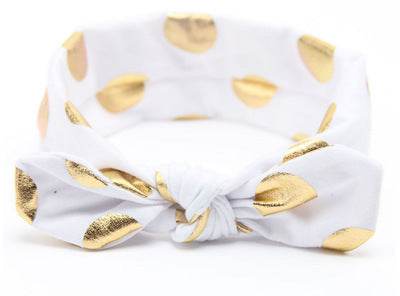 Little Gigglers World Baby Polka Bunny Ears Headband