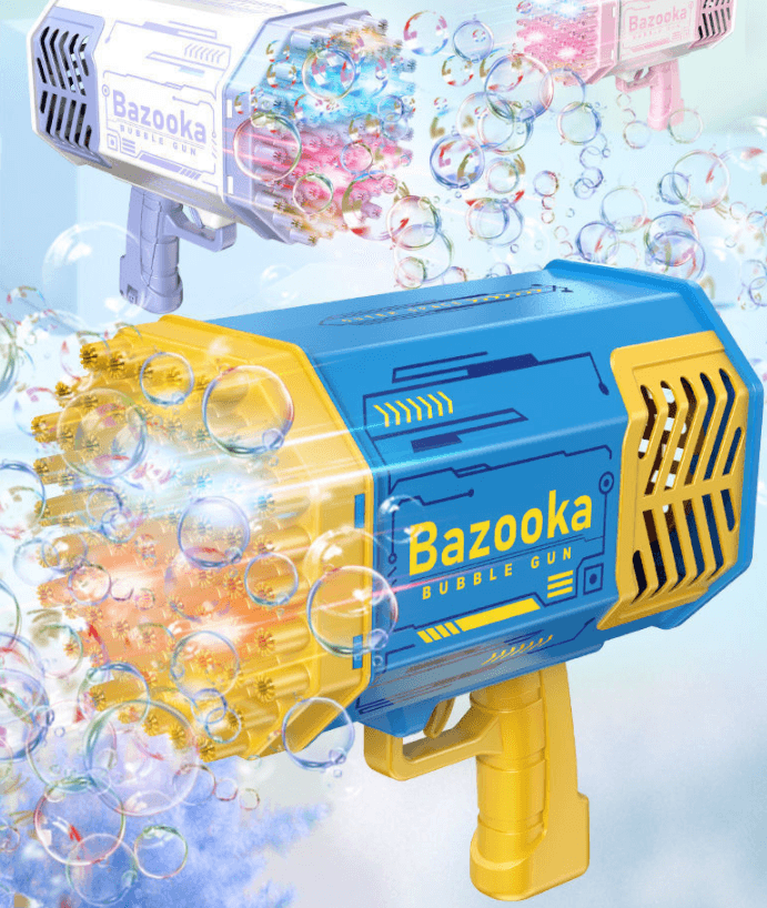 Little Gigglers World Bazooka Bubble Automatic Rocket Gun