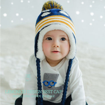 Little Gigglers World Fleece-lined Winter Baby Headgear