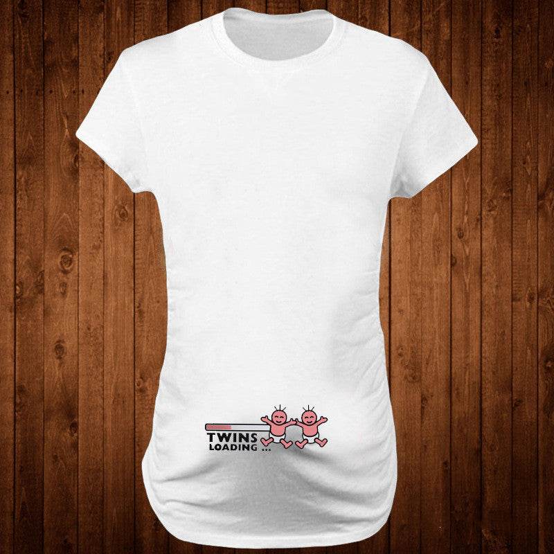 Little Gigglers World Slim Maternity Funny Tops