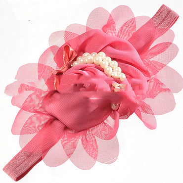Little Gigglers World Baby Chiffon Flower Headband