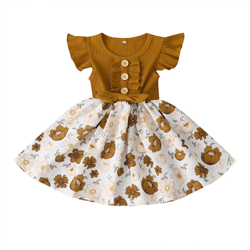 Little Gigglers World Toddler Kids Baby Summer Girls Dress