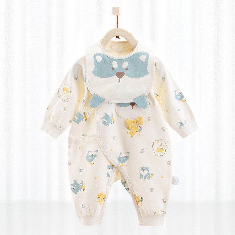 Little Gigglers World Unisex Premium Newborn Baby Romper & mouth towel