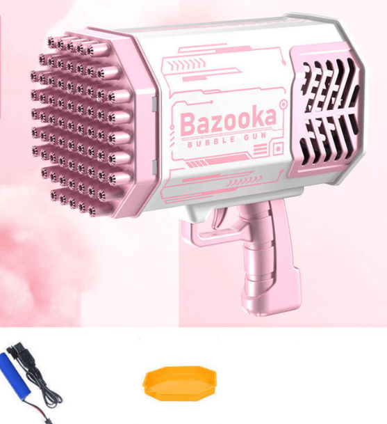 Little Gigglers World Bazooka Bubble Automatic Rocket Gun
