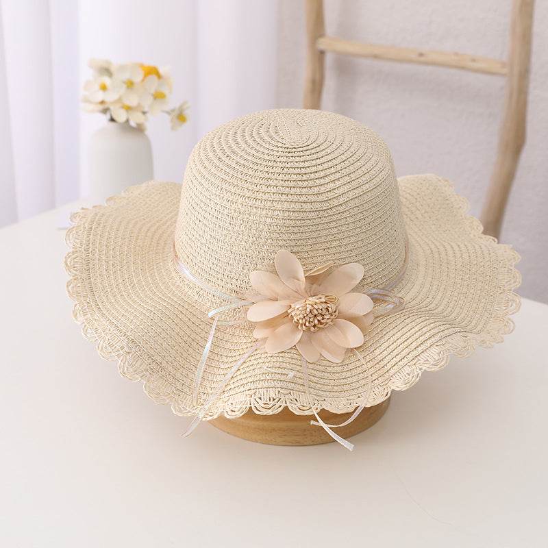 Little Gigglers World Kids Floral Sunshade Hat Backpack Set