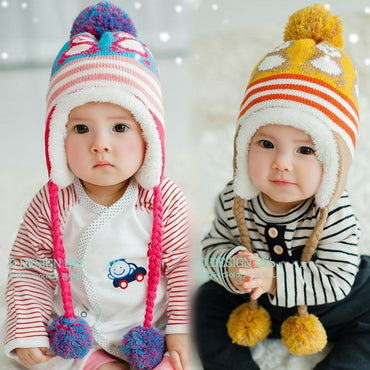 Little Gigglers World Fleece-lined Winter Baby Headgear