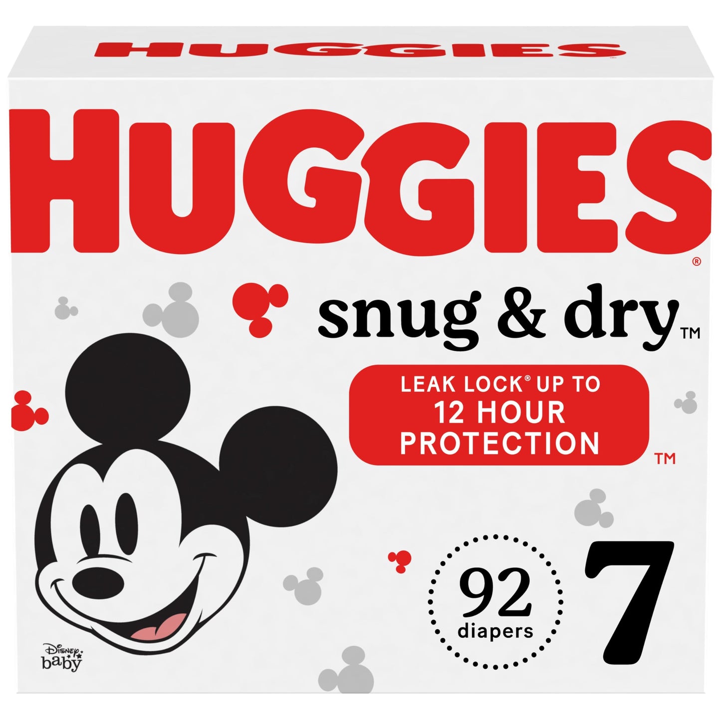 Huggies Size 1 Diapers, Snug & Dry Newborn Diapers, Size 1 (8-14 lbs), 128 Count, Packaging May Vary