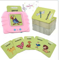 Talking Flash Cards for Toddlers 1-4 Years Old, Language Learning & Montessori Learning Tool, Pocket Speech Therapy Device, Children's Sensory Educational Toy