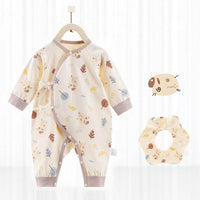 Little Gigglers World Newborn Baby Romper with mouth towel