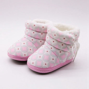 Little Gigglers World Unisex Baby Toddler Warm Winter Shoes