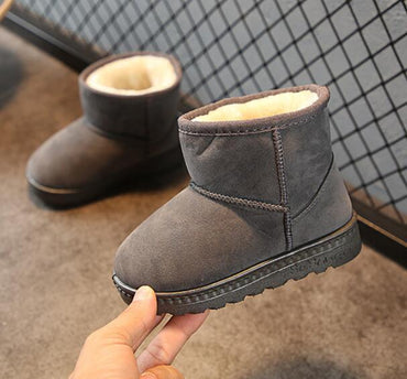 Boys’ & Girls’ Warm Snow Boots – Fleece-Lined, Waterproof & Durable Winter Shoes
