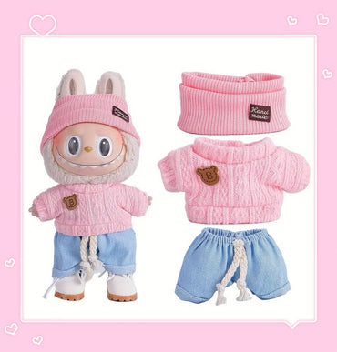 Close-Up of 17cm Doll Dress – Fine Stitching and Premium Fabric