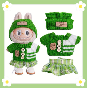 Collectible Plush Doll Wearing Elegant Lace Dress Outfit