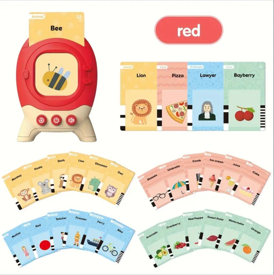 Educational Talking Flash Cards for Kids – Montessori Learning Toy