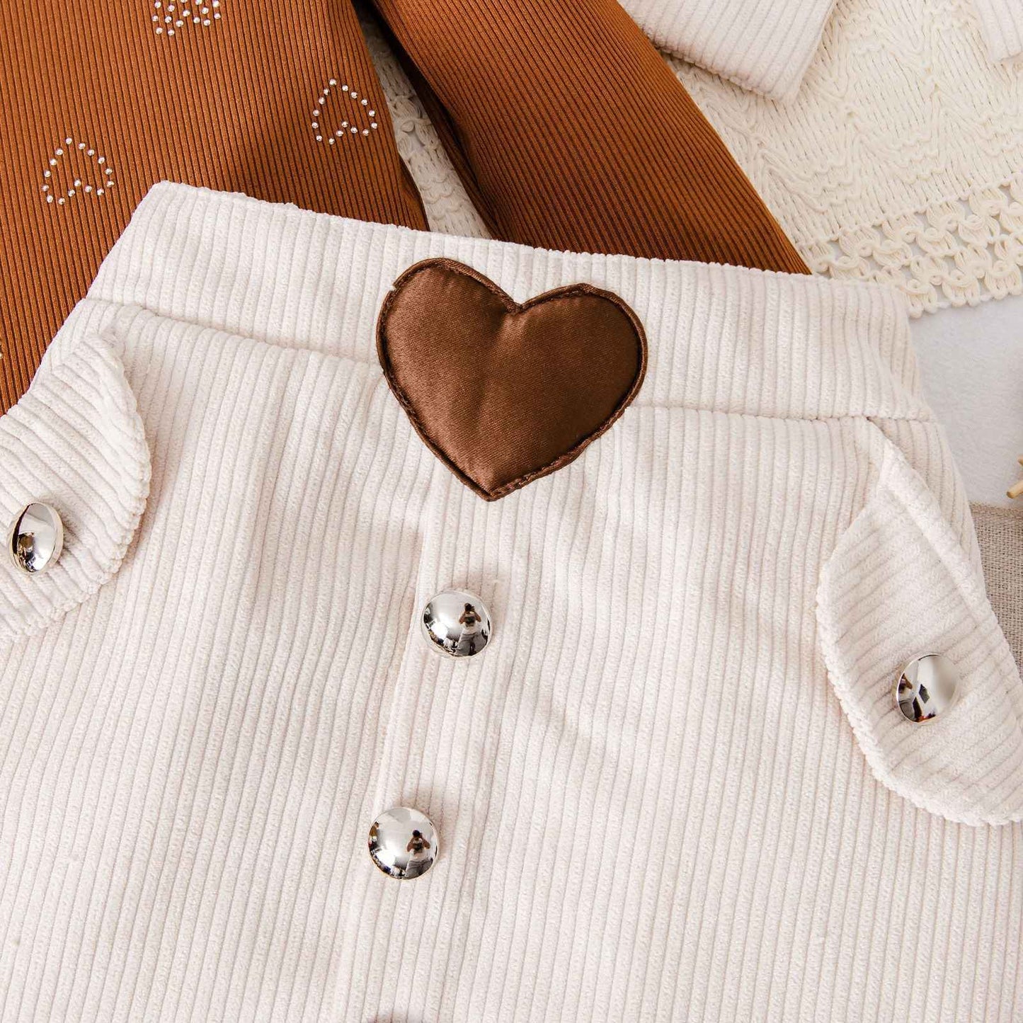 LGW Cute Printed Dress Set for Toddlers and Girls