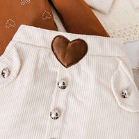 LGW Cute Printed Dress Set for Toddlers and Girls