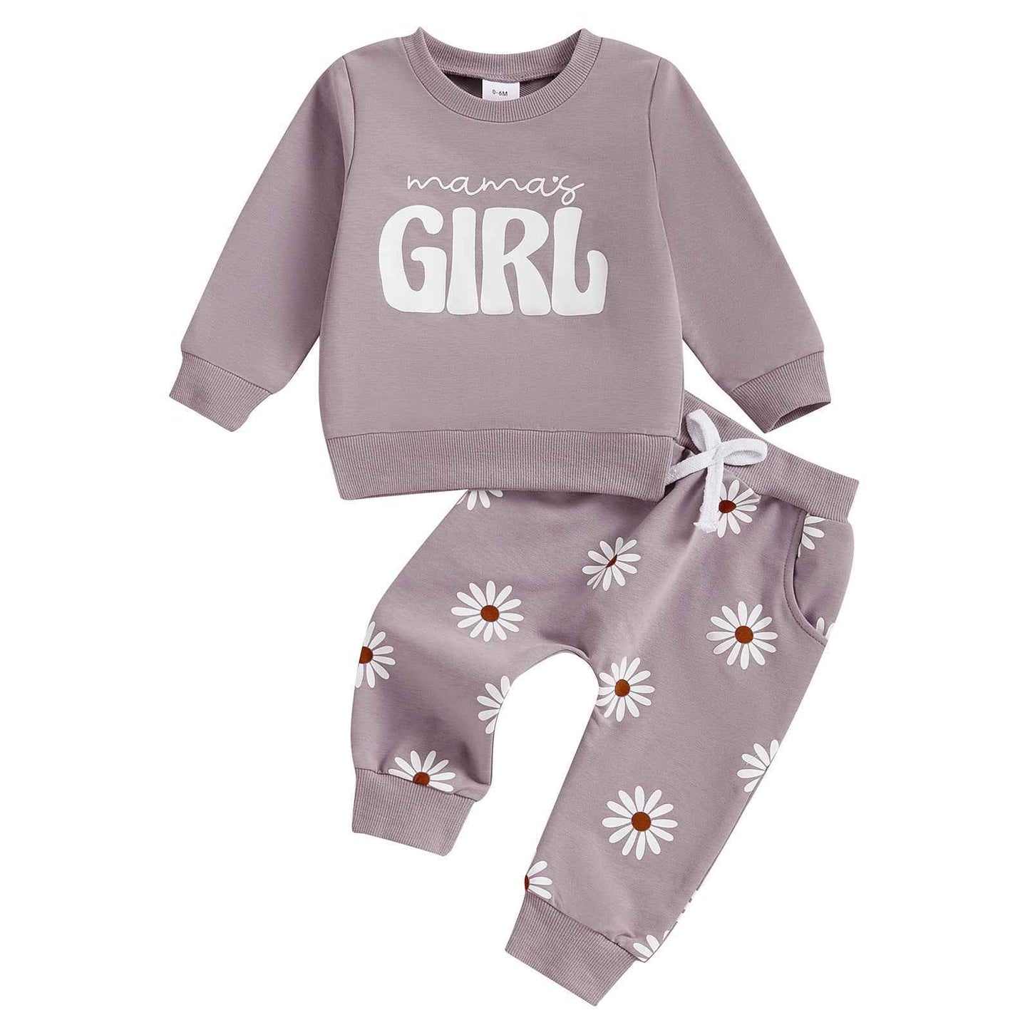 LGW Children’s Letter Sweater & Plaid Trousers Set