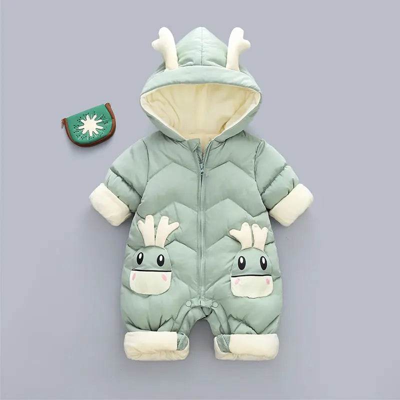 Little Gigglers World Baby Toddler Winter Warm Romper