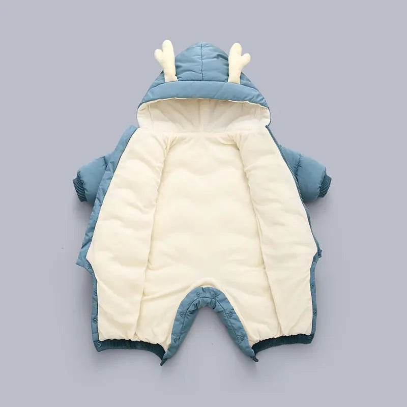 Little Gigglers World Baby Toddler Winter Warm Romper