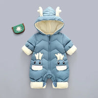 Little Gigglers World Baby Toddler Winter Warm Romper