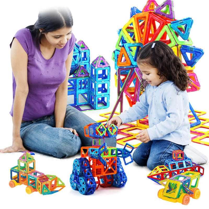 Little Gigglers World Kids Magnetic Building Blocks