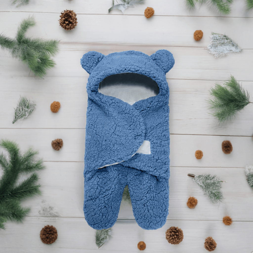 Little Gigglers World 2 Pcs Baby Swaddling Lamb Plush Sleeping Quilt Set 152ce3-2.myshopify.com