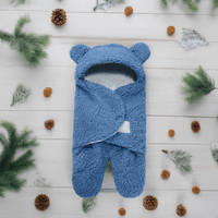 Little Gigglers World 2 Pcs Baby Swaddling Lamb Plush Sleeping Quilt Set 152ce3-2.myshopify.com