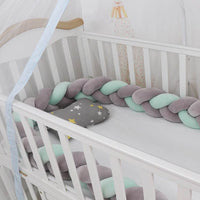 Little Gigglers World Baby Bumper Bed Braid Knot Protector Pillow 152ce3-2.myshopify.com