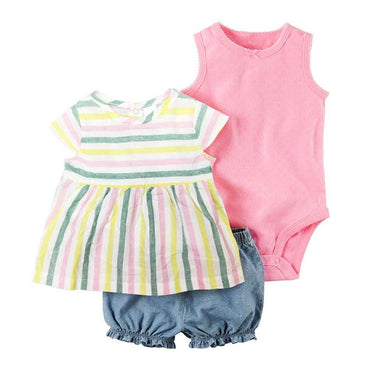 Little Gigglers World Baby Girl Summer Sun Bright Beach Sleeveless Romper Bodysuit 152ce3-2.myshopify.com