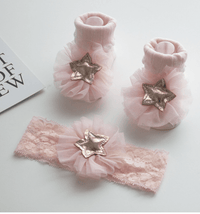 Little Gigglers World Baby Headband Socks Gift Set 152ce3-2.myshopify.com