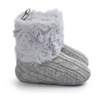 Little Gigglers World Baby Winter Fleece Fur Warm Knit Shoes 152ce3-2.myshopify.com