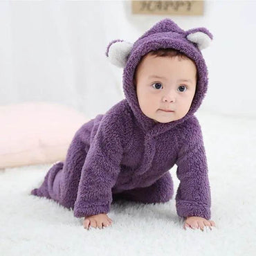Little Gigglers World Cute Baby Winter Fleece Romper 152ce3-2.myshopify.com
