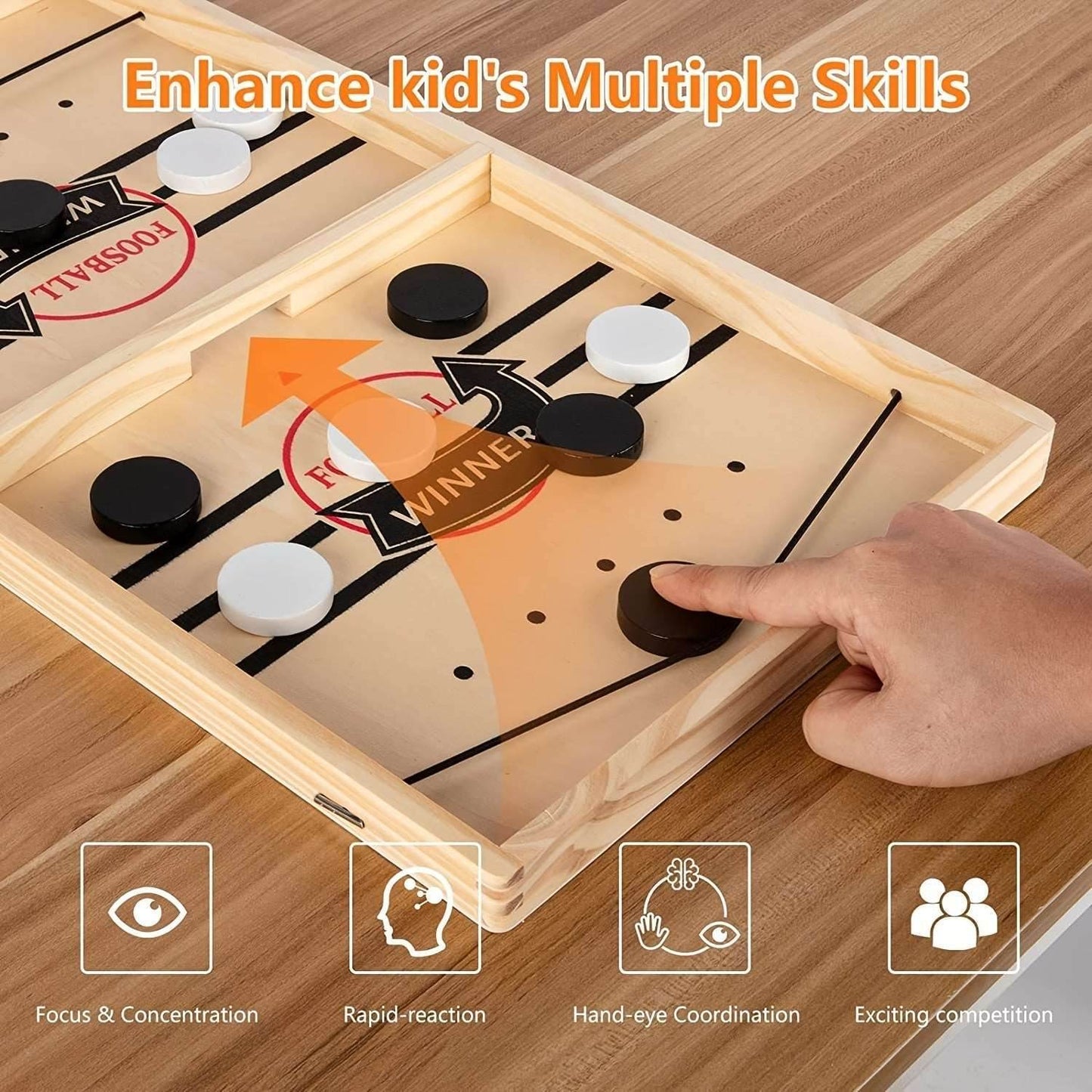 Little Gigglers World Fast Sling Wooden Battle Hockey Game 152ce3-2.myshopify.com