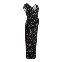 Little Gigglers World Maternity Slim Thin Floral Chiffon Dress 152ce3-2.myshopify.com