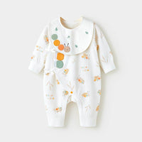 Little Gigglers World Newborn Baby Bee Cotton Romper with mouth towel 152ce3-2.myshopify.com