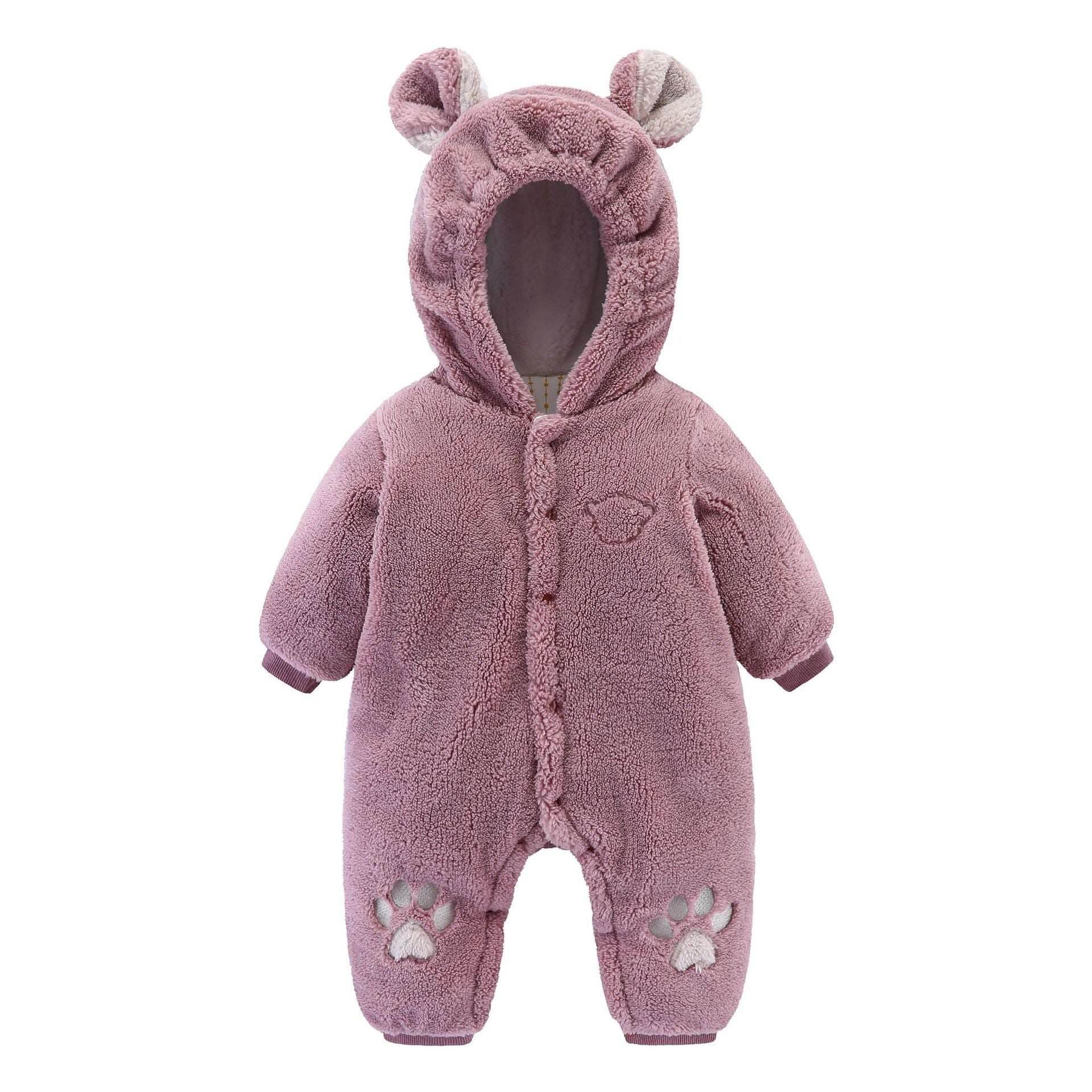 Little Gigglers World Newborn Baby Quilted Warm Winter Romper 152ce3-2.myshopify.com