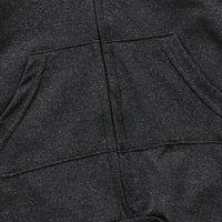 Little Gigglers World Pure Black Long-sleeved Hooded Romper 152ce3-2.myshopify.com