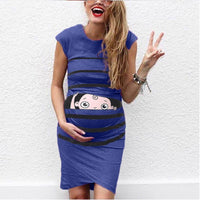 Little Gigglers World Round Neck Short-Sleeved Maternity Dress 152ce3-2.myshopify.com