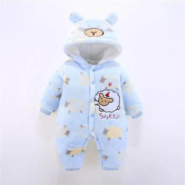 Little Gigglers World Unisex Baby Winter Thick Warm Fleece Romper 152ce3-2.myshopify.com