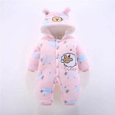 Little Gigglers World Unisex Baby Winter Thick Warm Fleece Romper 152ce3-2.myshopify.com