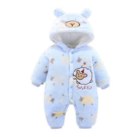 Little Gigglers World Unisex Baby Winter Thick Warm Fleece Romper 152ce3-2.myshopify.com