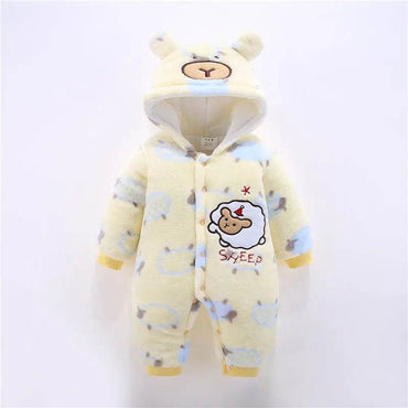 Little Gigglers World Unisex Baby Winter Thick Warm Fleece Romper 152ce3-2.myshopify.com