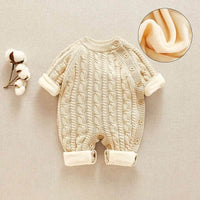 Little Gigglers World Unisex Newborn Baby Autumn Winter Velvet One-piece suit 152ce3-2.myshopify.com